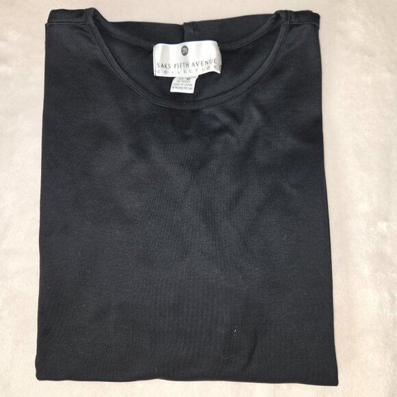 Saks Fifth Avenue Collection Black T-Shirt Men’s Size M– Made in Japan - Picture 1 of 9